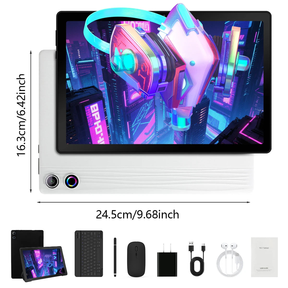 Aeezo Android 14 Tablet Featuring Hd Display And Face Unlock