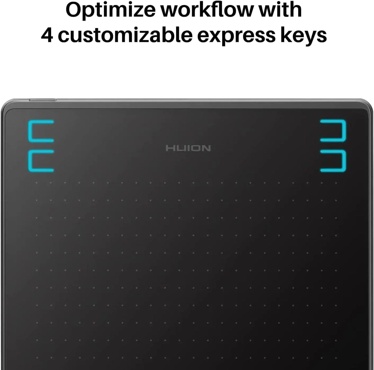 Huion Hs64 Digital Drawing Tablet With Precision Pen