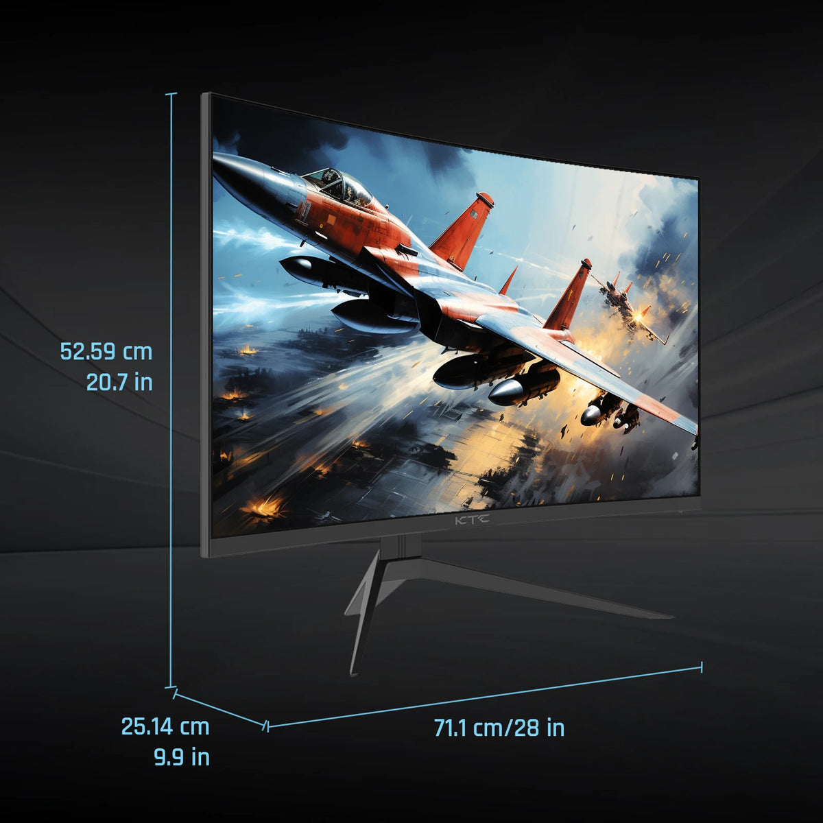 KTC Curved Gaming Monitor Featuring 240Hz And HDR Technology