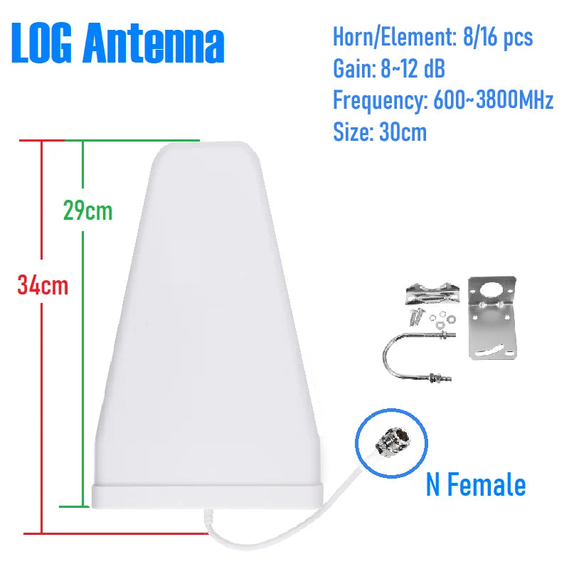 High Gain Directional Yagi Antenna for 3G 4G LTE WiFi
