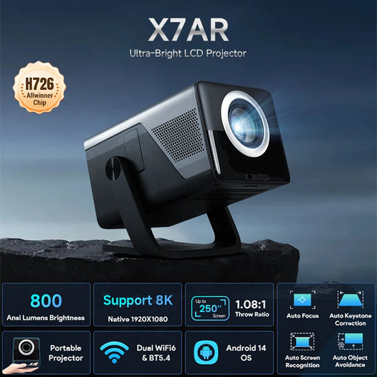 LynCast AI Smart Projector With Android 14 And Autofocus