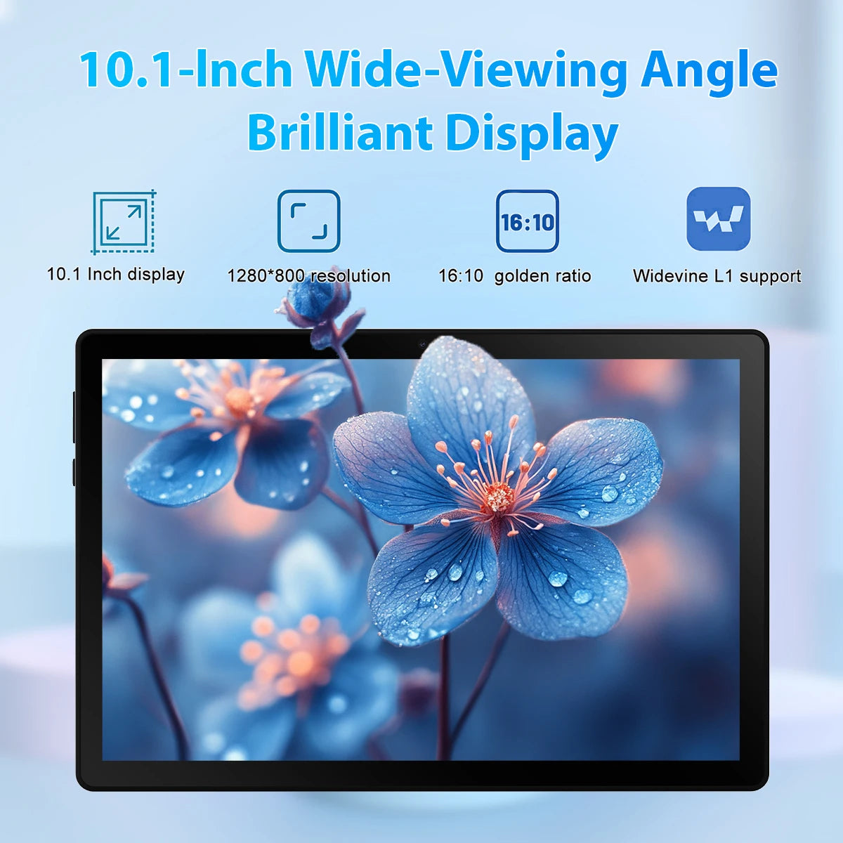 Aeezo Android 14 Tablet Featuring Hd Display And Face Unlock