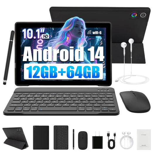 Aeezo Android 14 Tablet Featuring Hd Display And Face Unlock
