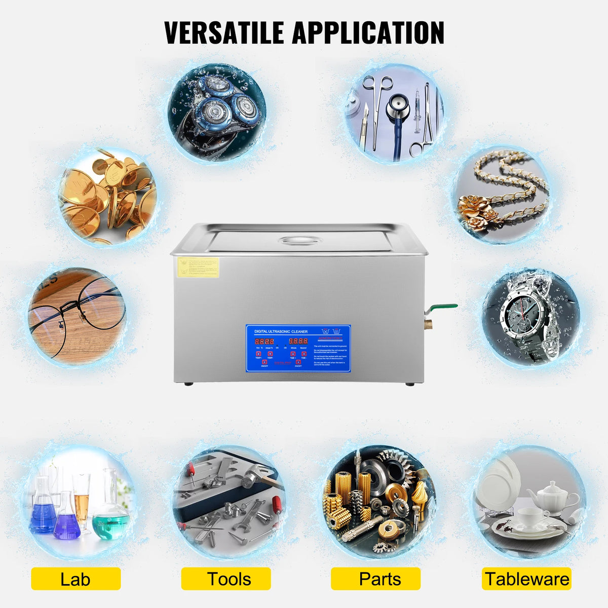 SucceBuy Portable Ultrasonic Cleaner For Home Appliance Cleaning