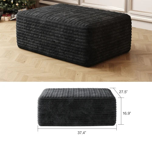 YQXH Cloud-Style Modular Sectional Sofa Corduroy Cover Memory Foam Cushions