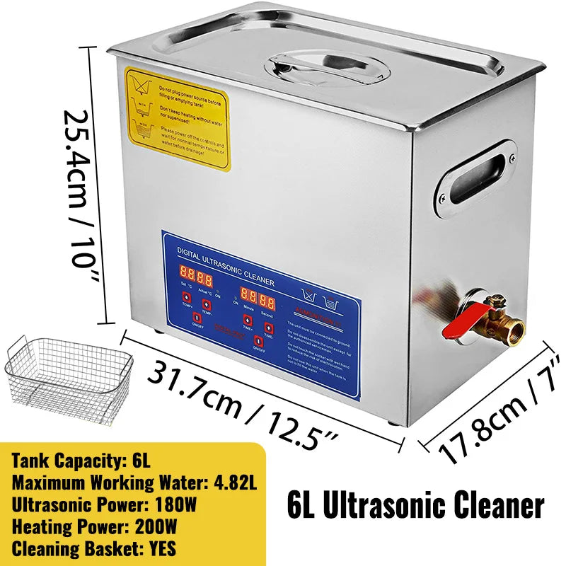 SucceBuy Portable Ultrasonic Cleaner For Home Appliance Cleaning