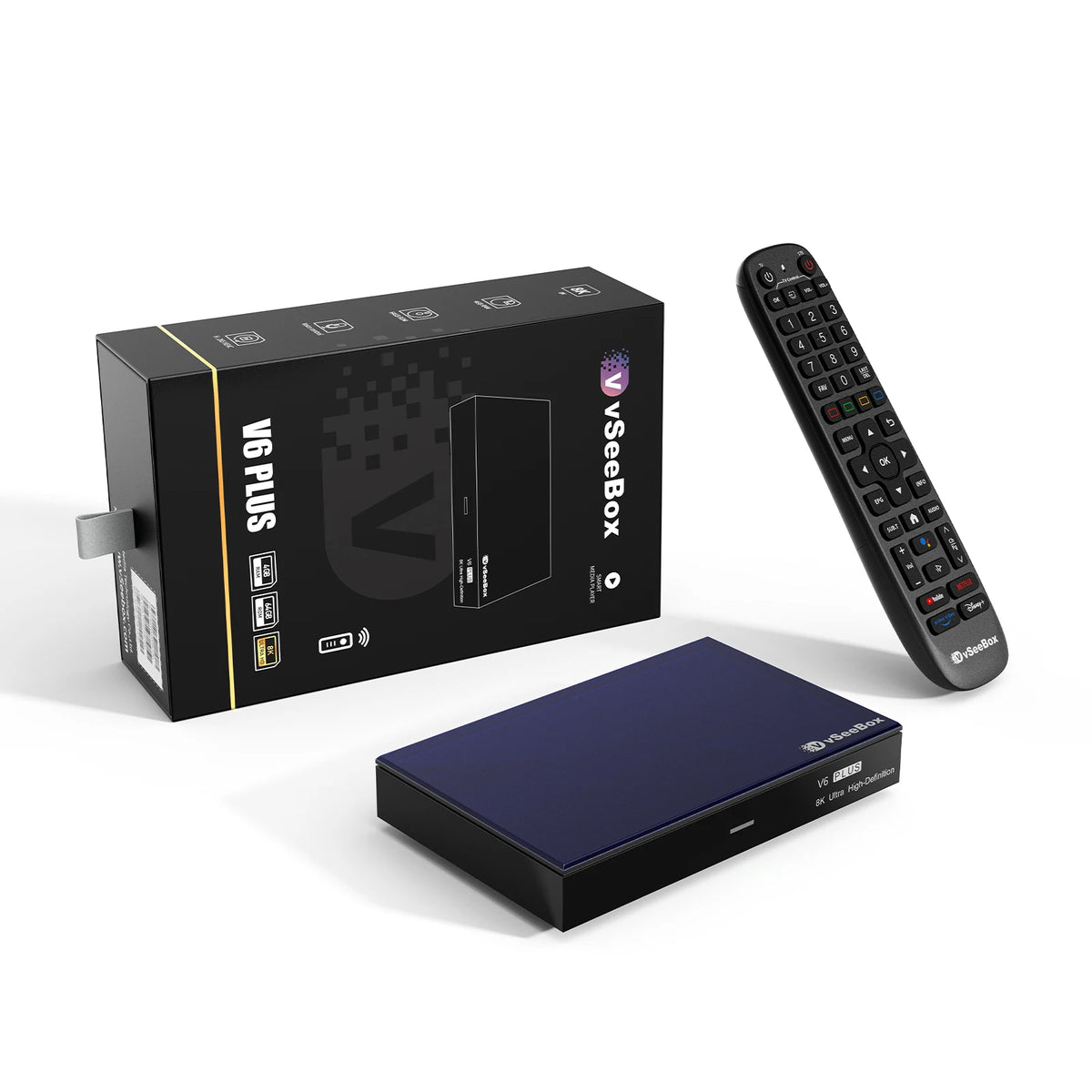 JISYONK Android TV Box 8K Voice Control WiFi 6 Media Center