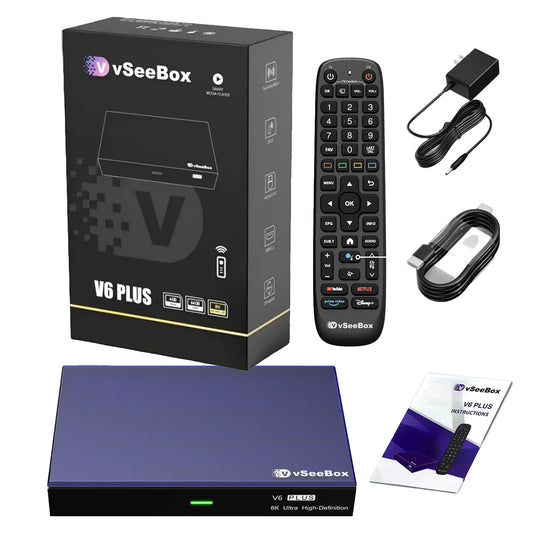 vSeeBox V6 Plus Android TV Set Top Box 4GB RAM 64GB ROM