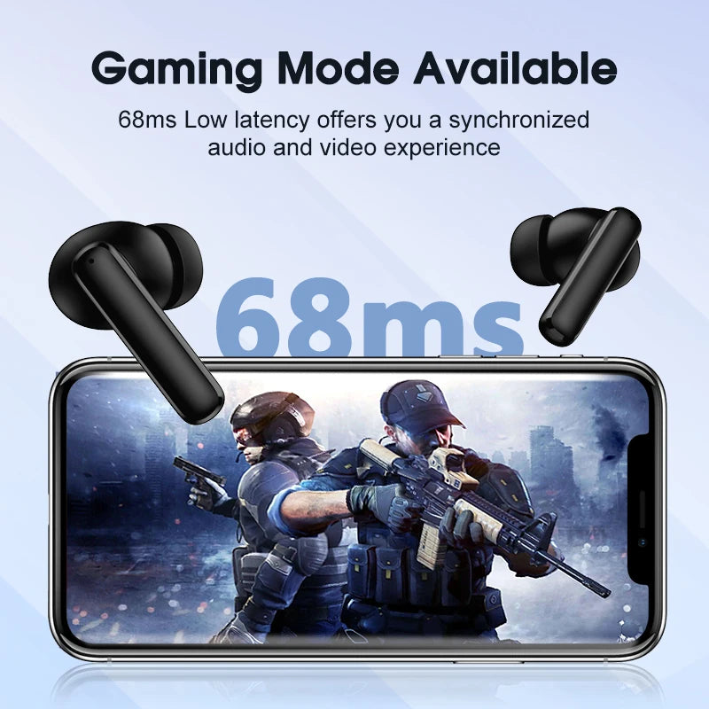 Qcy T13 Bluetooth 5.3 Wireless Earphones With Active Noise Cancellation