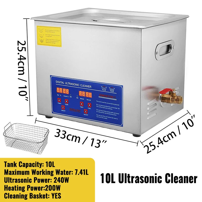 SucceBuy Portable Ultrasonic Cleaner For Home Appliance Cleaning