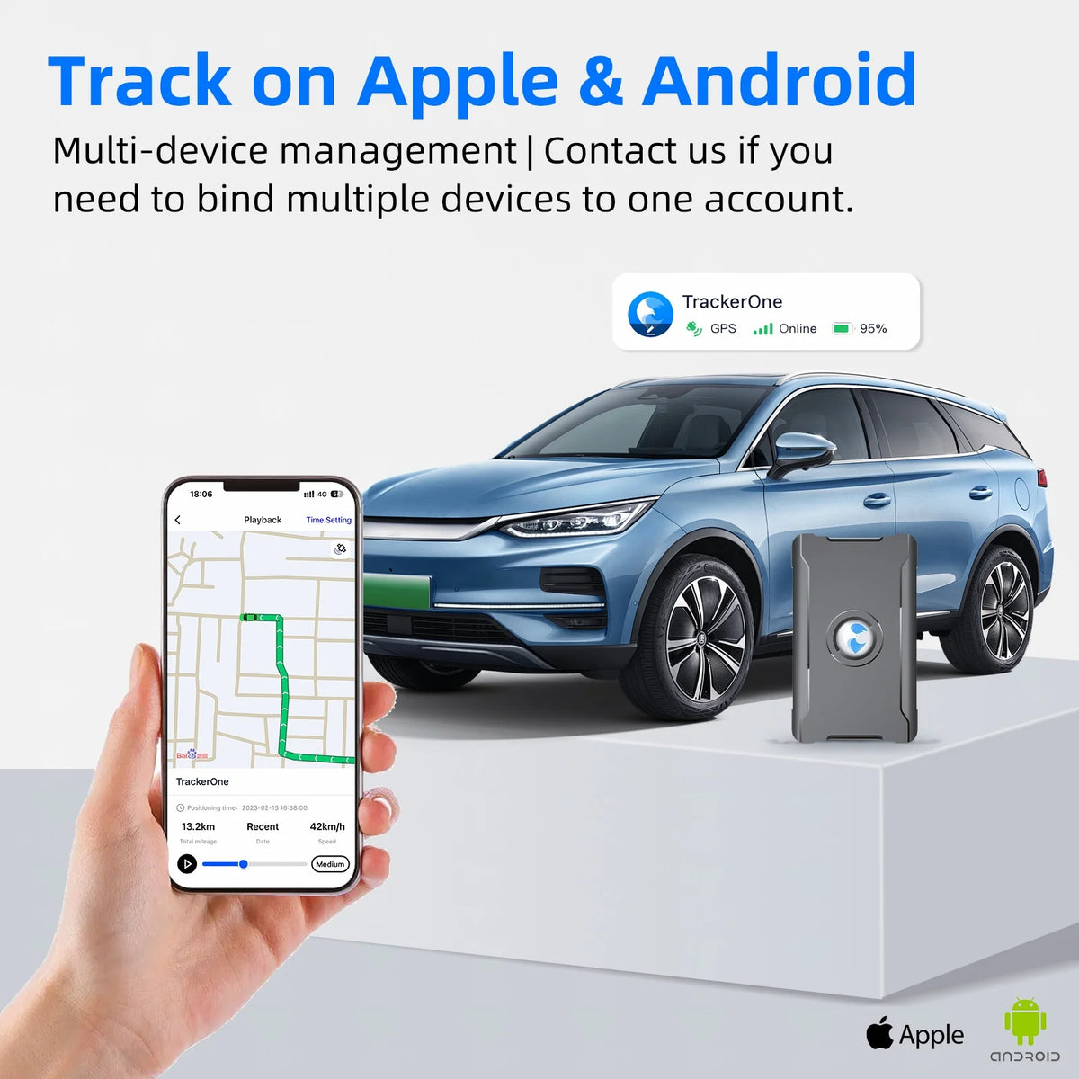 Loverich S20 Vehicle GPS Tracker Real Time Location Geofencing