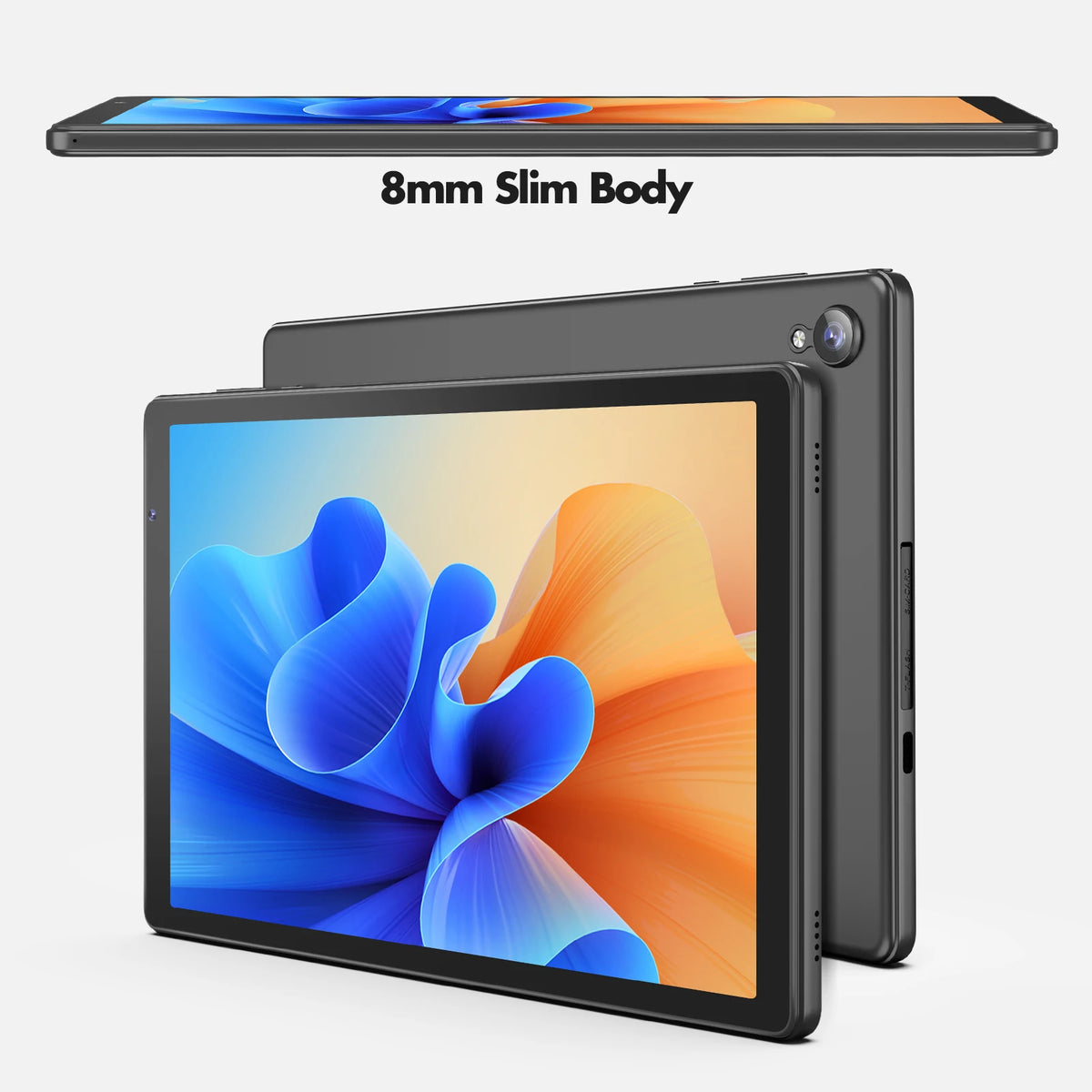 Pritom Android 14 Tablet With Dual Camera And Wireless Connectivity