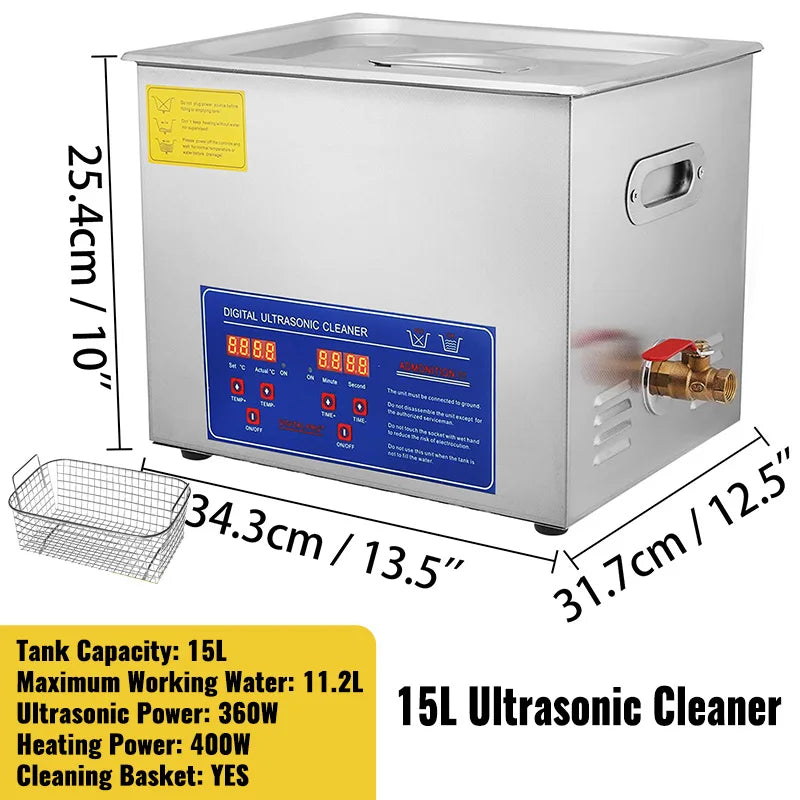 SucceBuy Portable Ultrasonic Cleaner For Home Appliance Cleaning