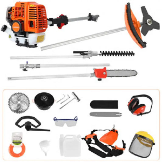 5 In 1 Heavy Duty Gas Garden Trimmer And Cutter Set