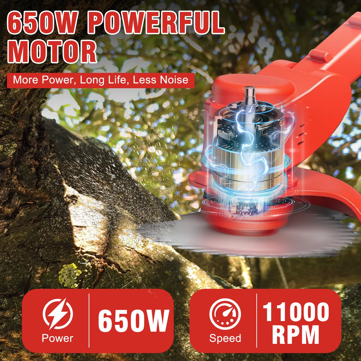 Cordless 21V Grass Trimmer And Lawn Edger For Home Gardens