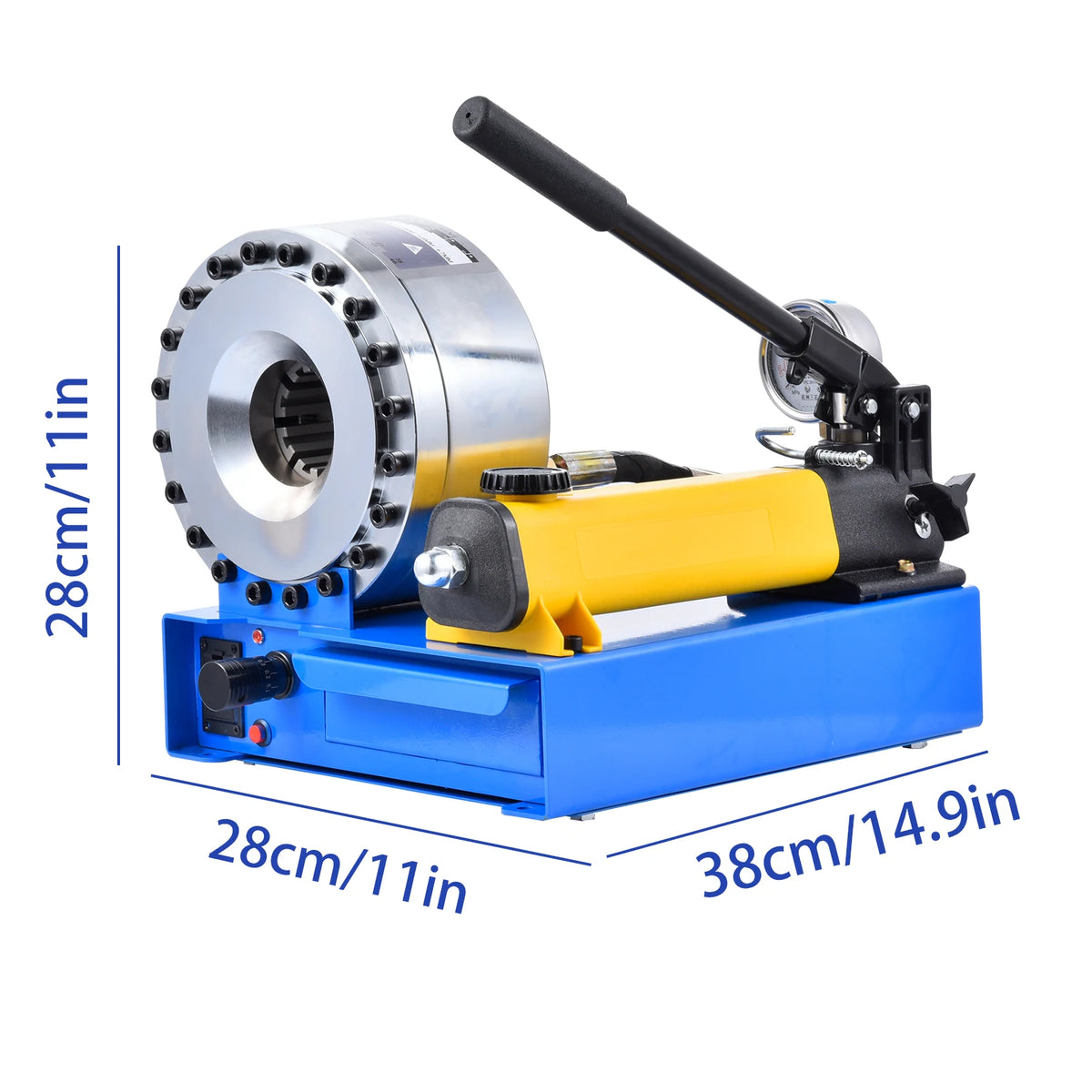 Portable Hydraulic Hose Crimper Tool for Excavators and Agricultural Machinery