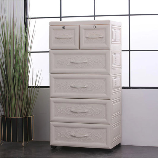 Plastic Storage Drawer Cabinet Organizer For Home Office