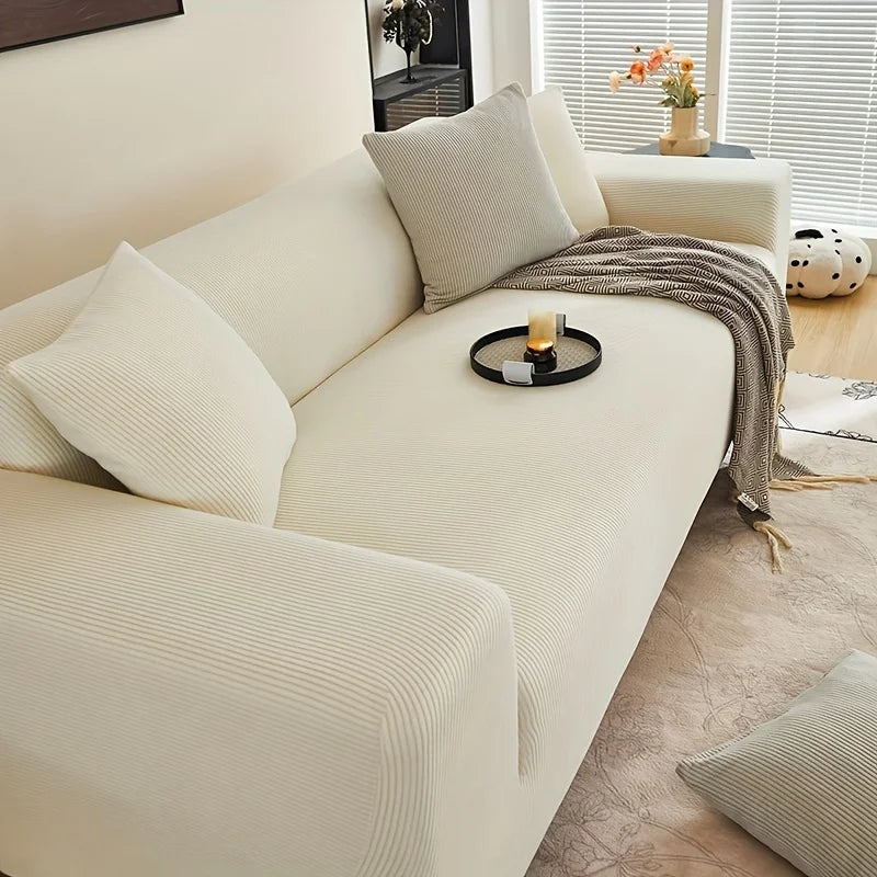 XM-Luvetoria Stretch Sofa Cover For Living Room Non-Slip Knit Fabric