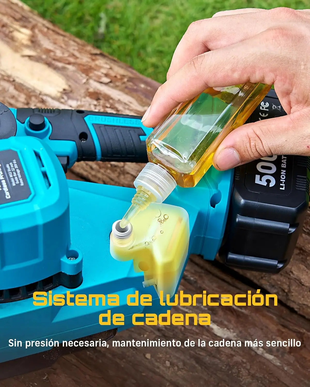 Seesii Cordless Brushless Electric Chainsaw Compatible With Makita Battery