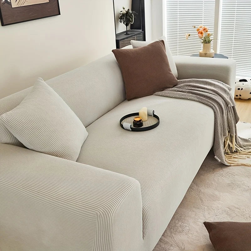 XM-Luvetoria Stretch Sofa Cover For Living Room Non-Slip Knit Fabric