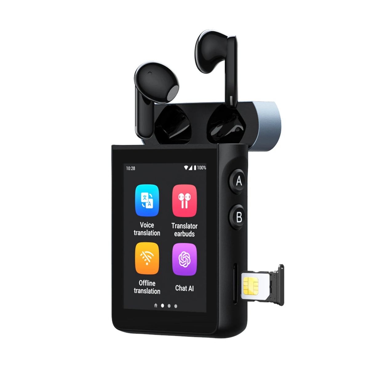 Wooask AI Translator Earbuds For Seamless Real Time Language Translation
