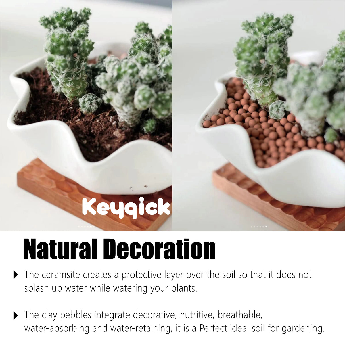 Natural Expanded Clay Pebbles for Aquariums, Gardens, and Potted Plants