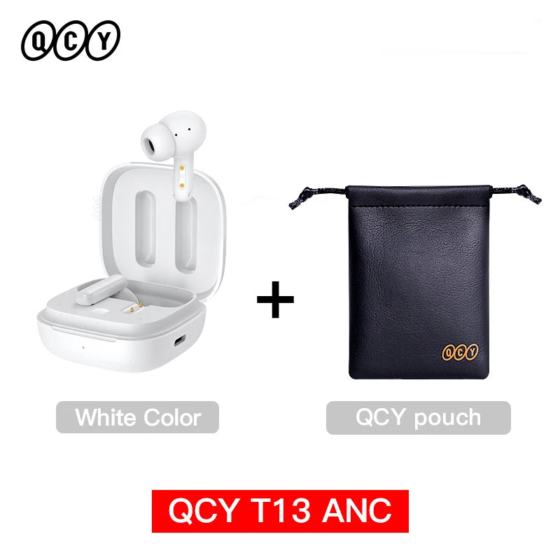 Qcy T13 Bluetooth 5.3 Wireless Earphones With Active Noise Cancellation
