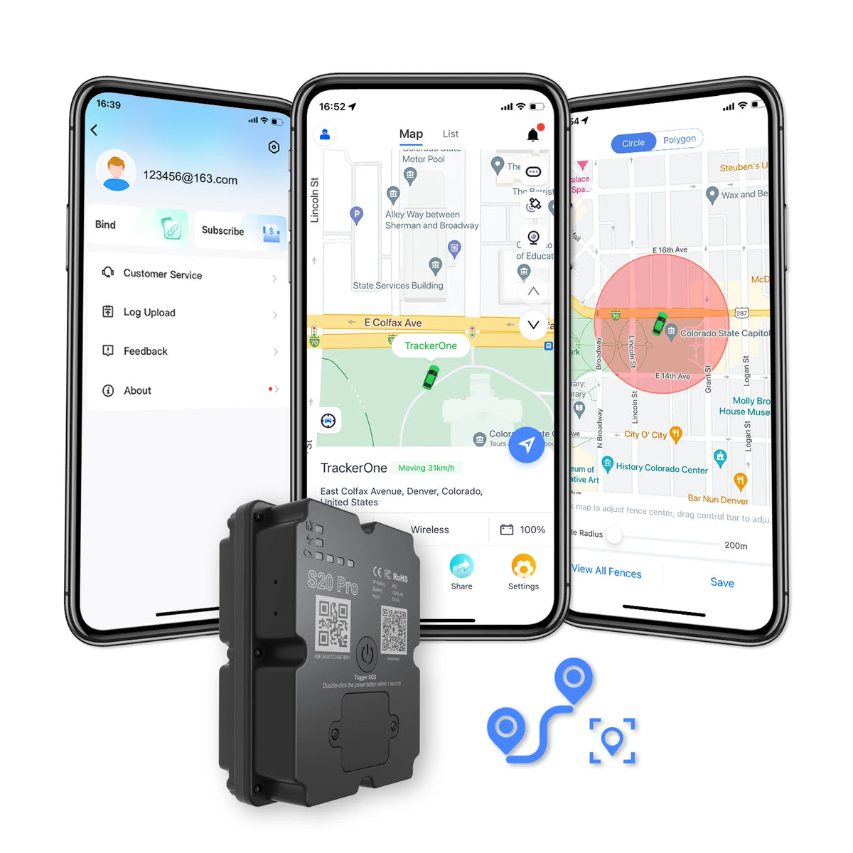 Wanwaytech 4G Vehicle GPS Tracker Real Time Anti Lost Monitoring