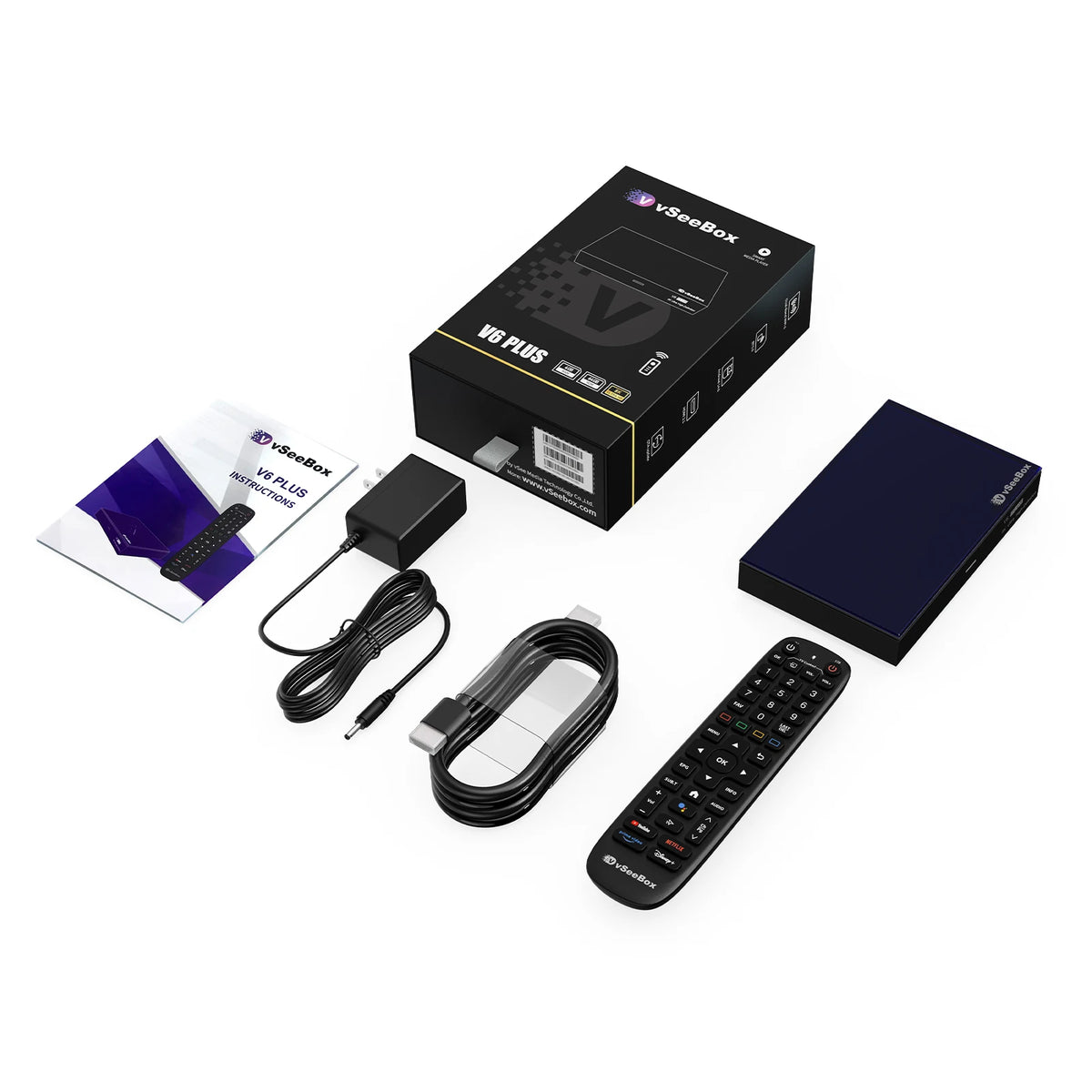 JISYONK Android TV Box 8K Voice Control WiFi 6 Media Center