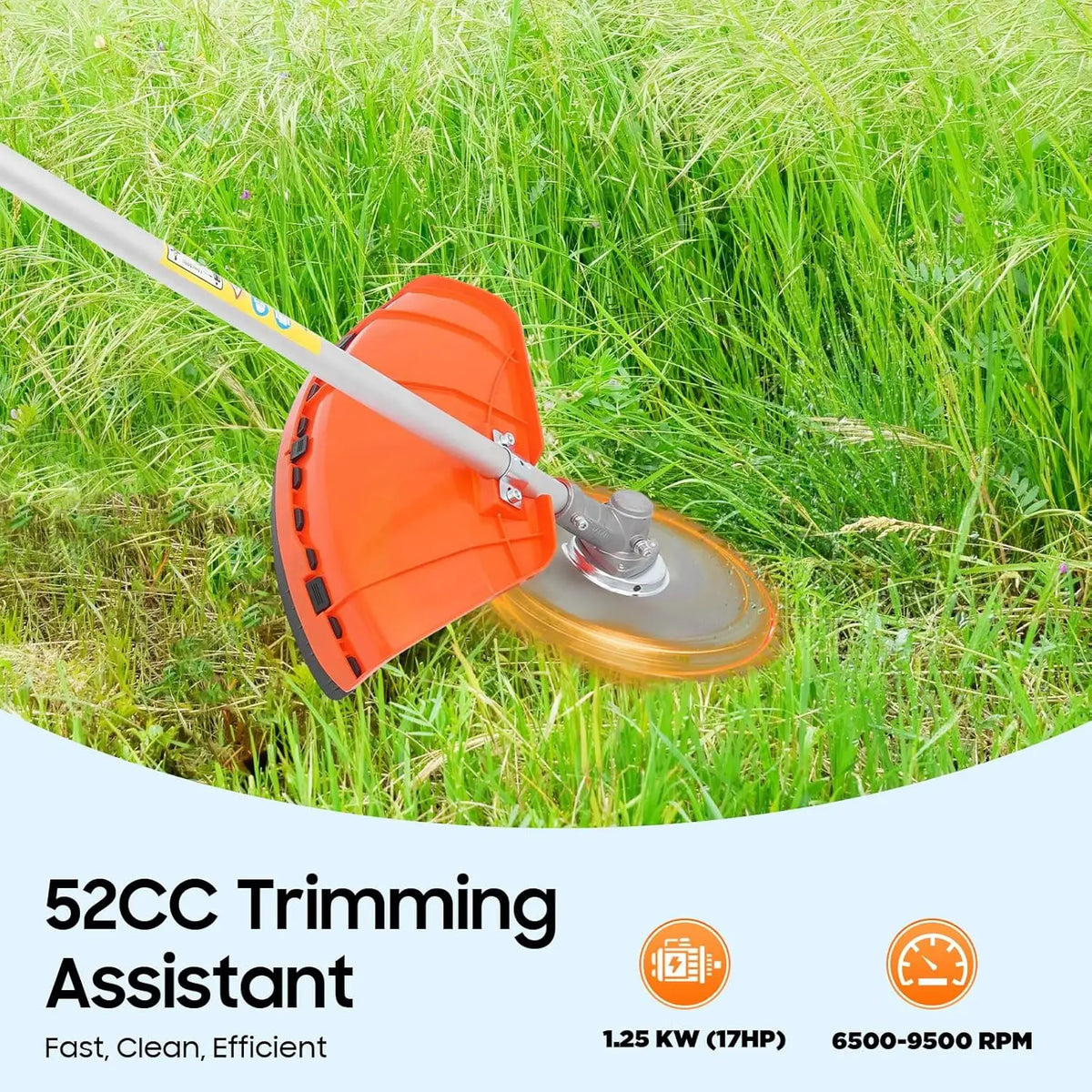 Versatile Five In One Gasoline Powered Garden Trimmer