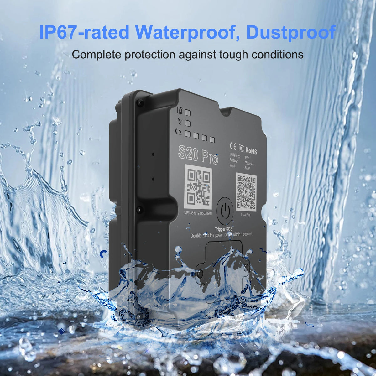 Wanwaytech 4G Vehicle GPS Tracker Real Time Anti Lost Monitoring