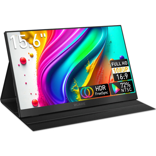 WuaWe Portable External Monitor Featuring Hdr And Usb C Port