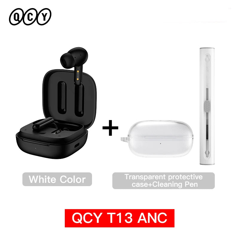 Qcy T13 Bluetooth 5.3 Wireless Earphones With Active Noise Cancellation