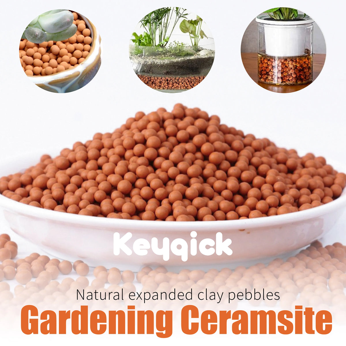 Natural Expanded Clay Pebbles for Aquariums, Gardens, and Potted Plants