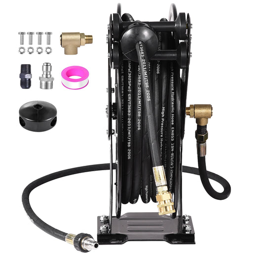 Heavy Duty Steel Auto Rewind Pressure Washer Hose Reel