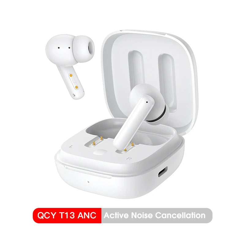 Qcy T13 Bluetooth 5.3 Wireless Earphones With Active Noise Cancellation