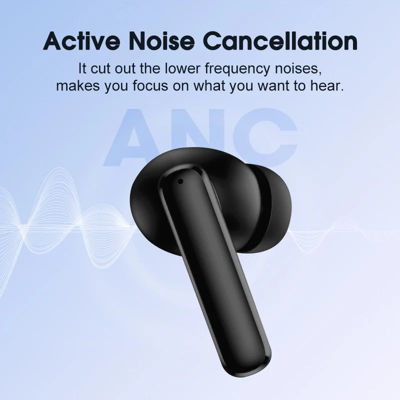 Qcy T13 Bluetooth 5.3 Wireless Earphones With Active Noise Cancellation