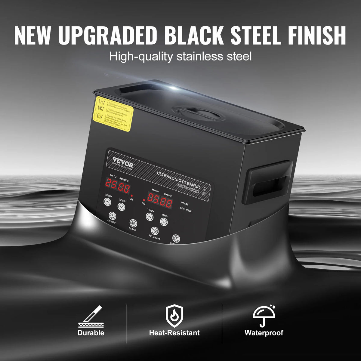 SucceBuy Portable Ultrasonic Cleaner For Dishes And Household Cleaning