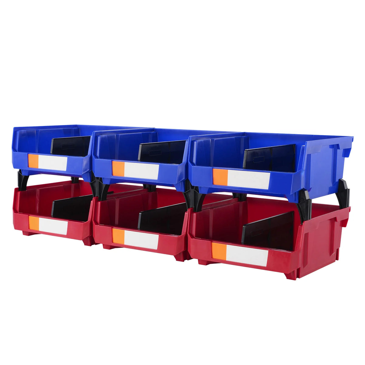 SucceBuy Stackable Wall Mounted Storage Organizer Bins For Home