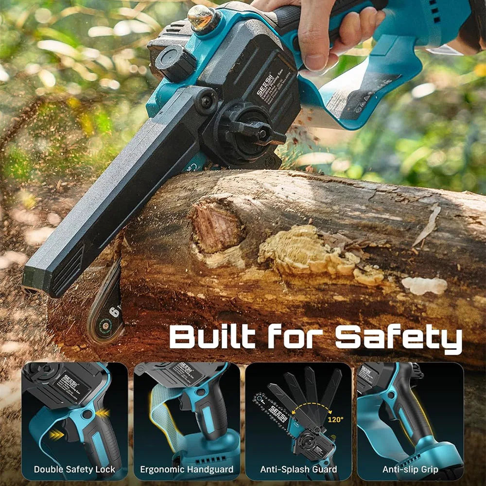 Seesii Brushless Telescopic Cordless Chainsaw For Tree Pruning