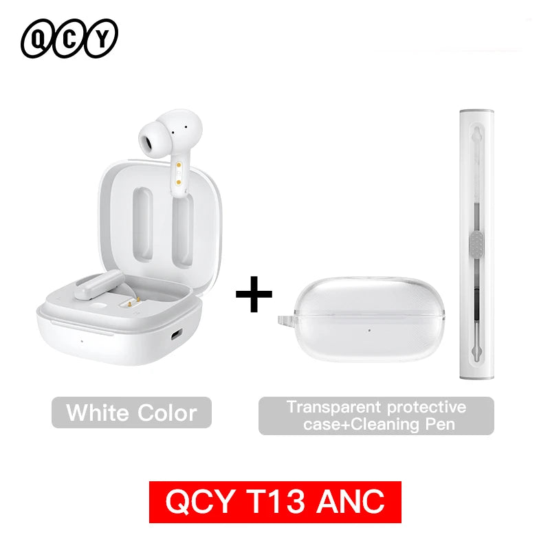 Qcy T13 Bluetooth 5.3 Wireless Earphones With Active Noise Cancellation