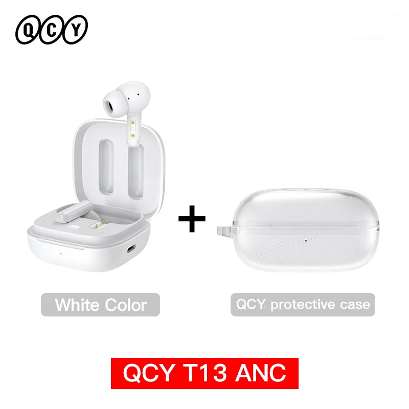 Qcy T13 Bluetooth 5.3 Wireless Earphones With Active Noise Cancellation