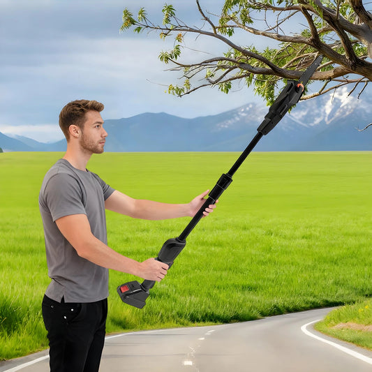 CNCEST Cordless Electric Pole Saw With Easy Chain Tensioning