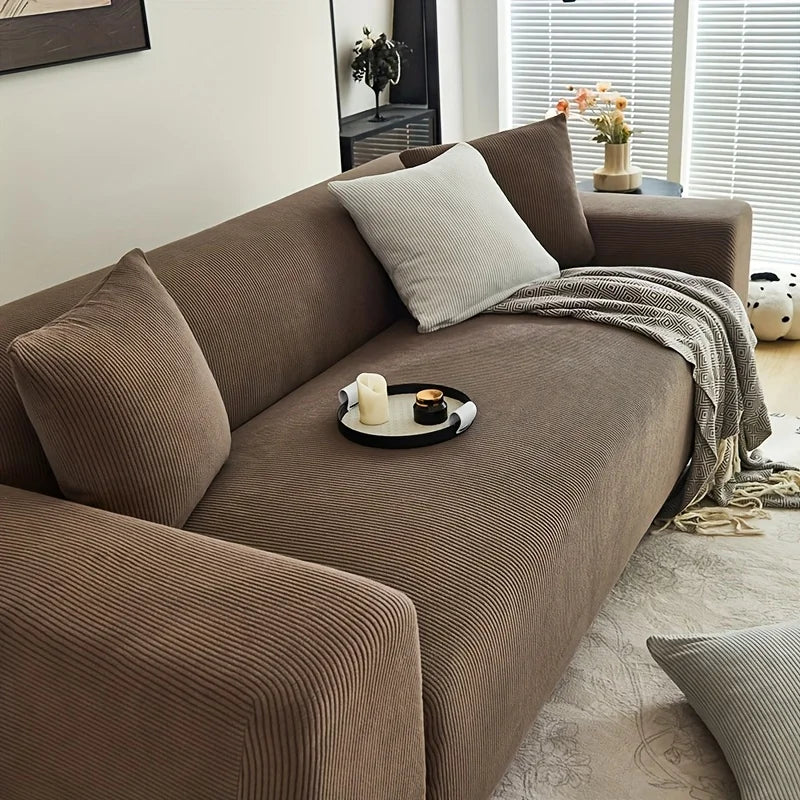 XM-Luvetoria Stretch Sofa Cover For Living Room Non-Slip Knit Fabric