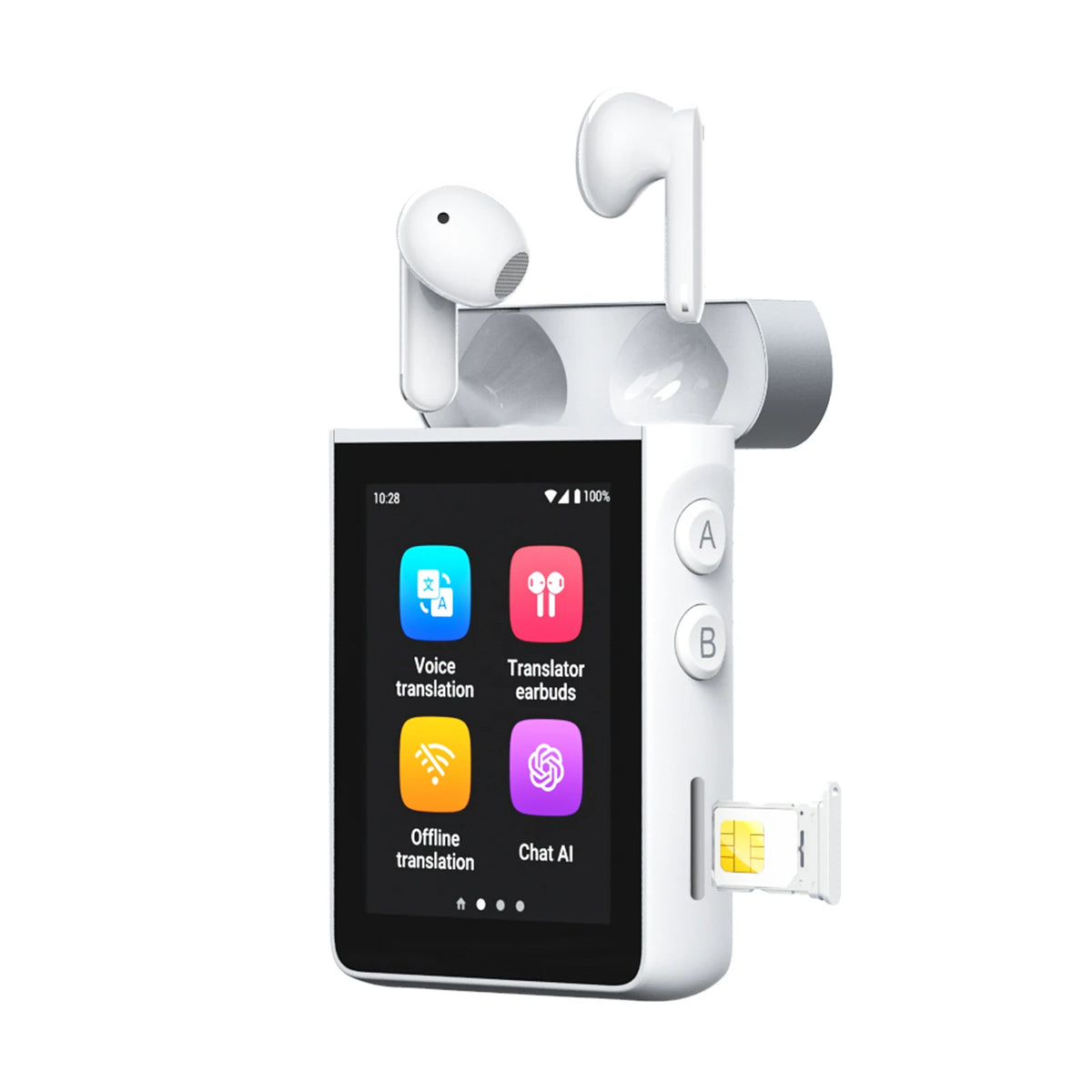Wooask AI Translator Earbuds For Seamless Real Time Language Translation