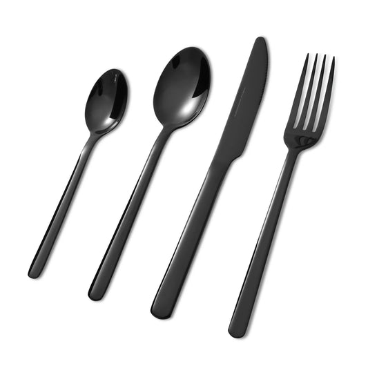 Hansmart 24 Piece Stainless Steel Flatware Set For Dining