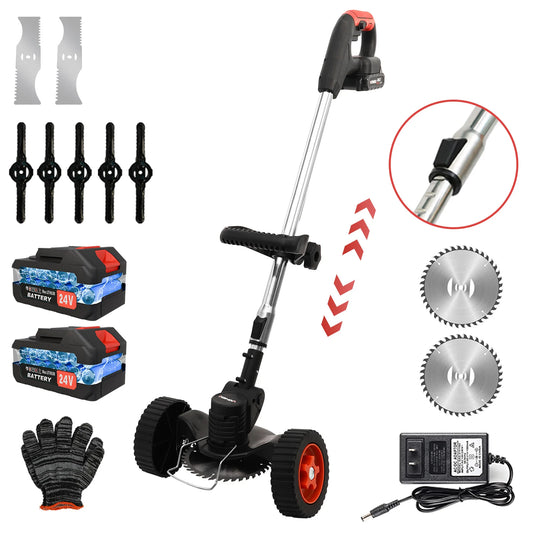 Cordless Brushless Electric String Trimmer And Lawn Edger Tool