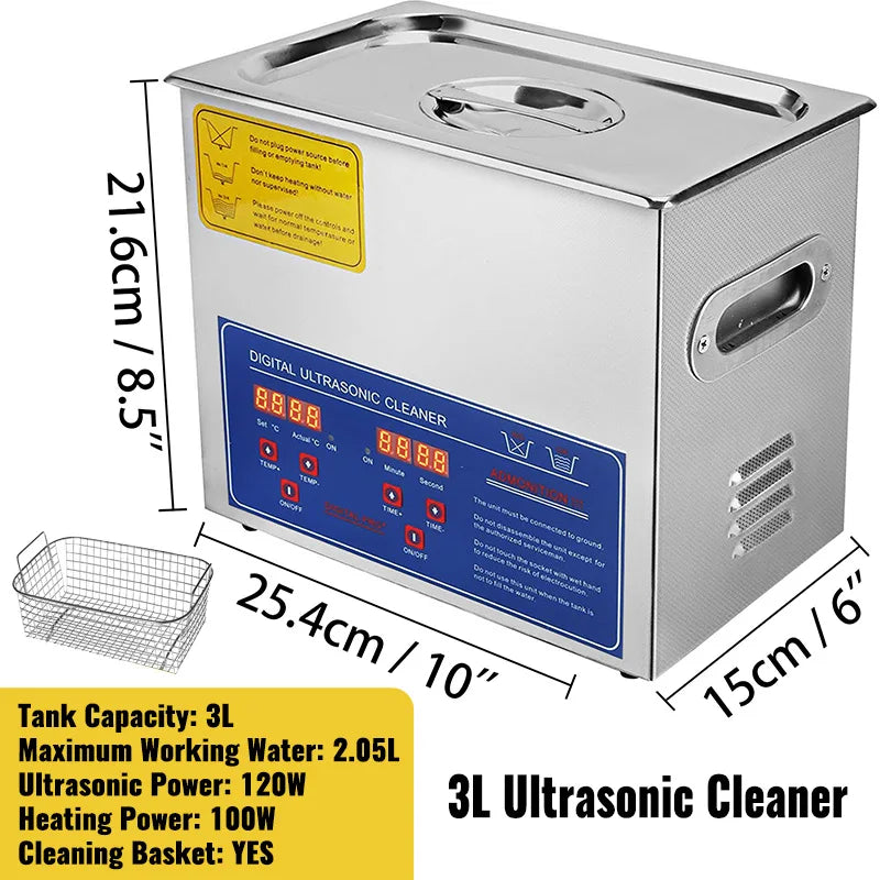 SucceBuy Portable Ultrasonic Cleaner For Home Appliance Cleaning