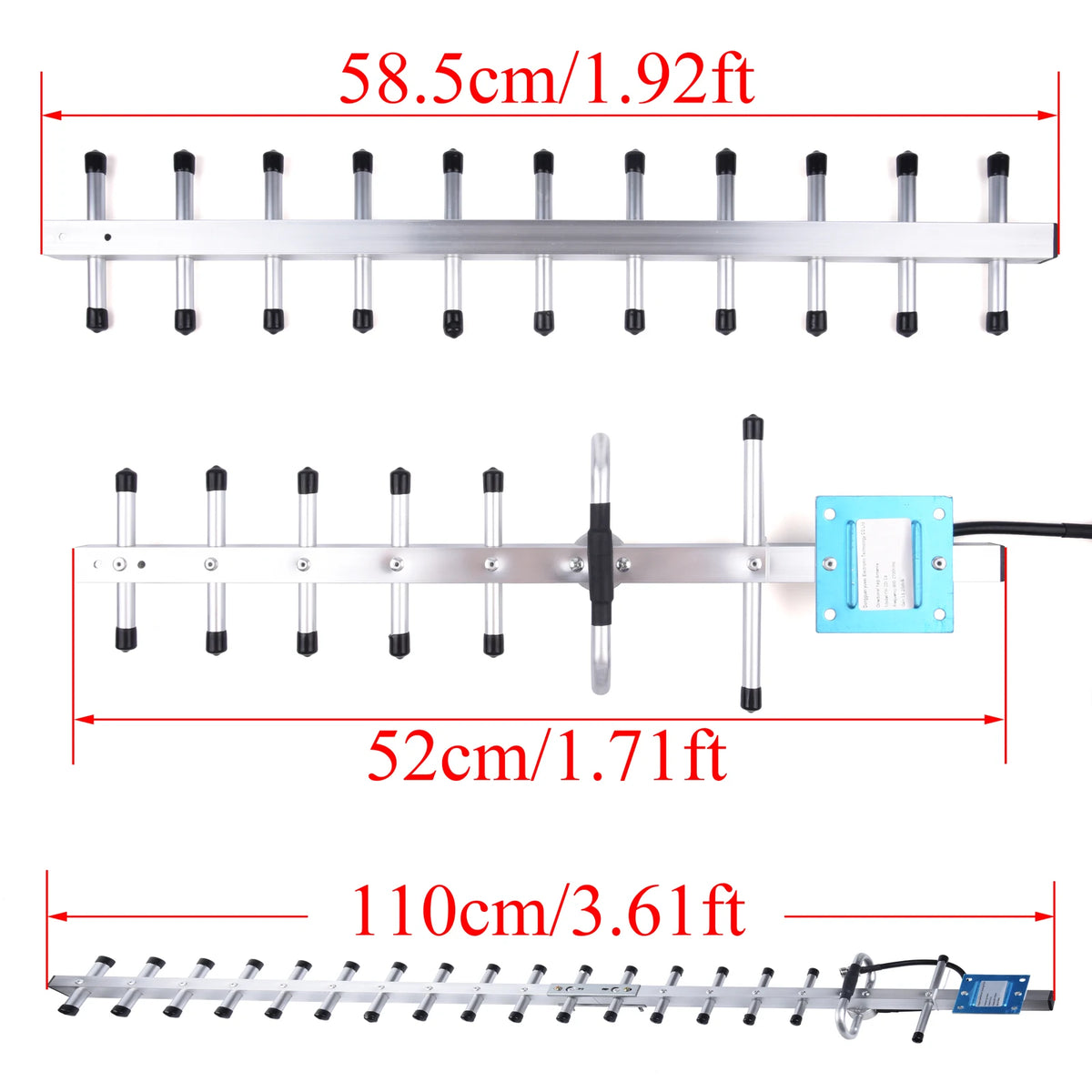 WSOLDMA Outdoor Yagi Antenna for 2G 3G 4G Cellular Networks