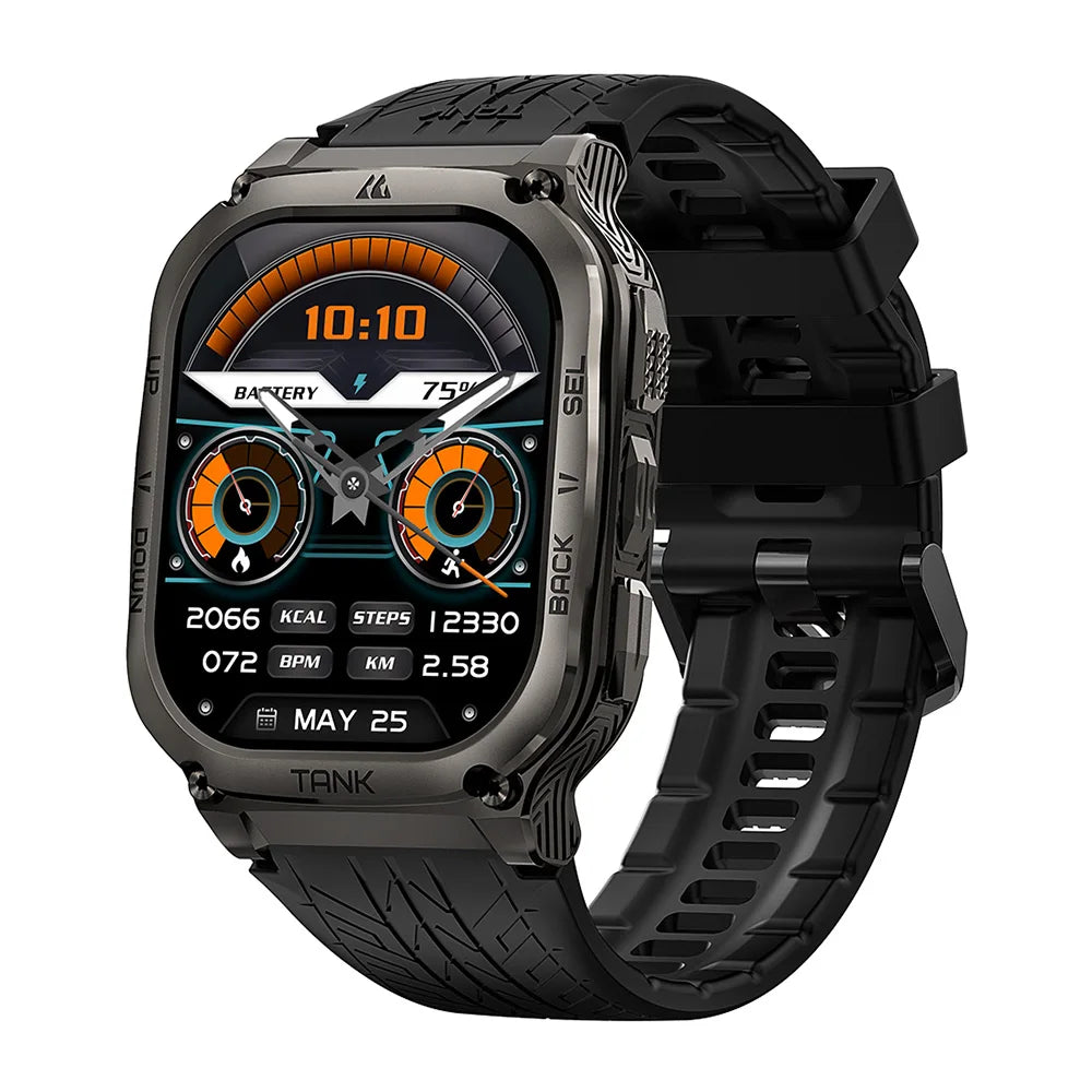 Kospet Tank M3 Smartwatch With Amoled Display And Bluetooth Fitness Tracking
